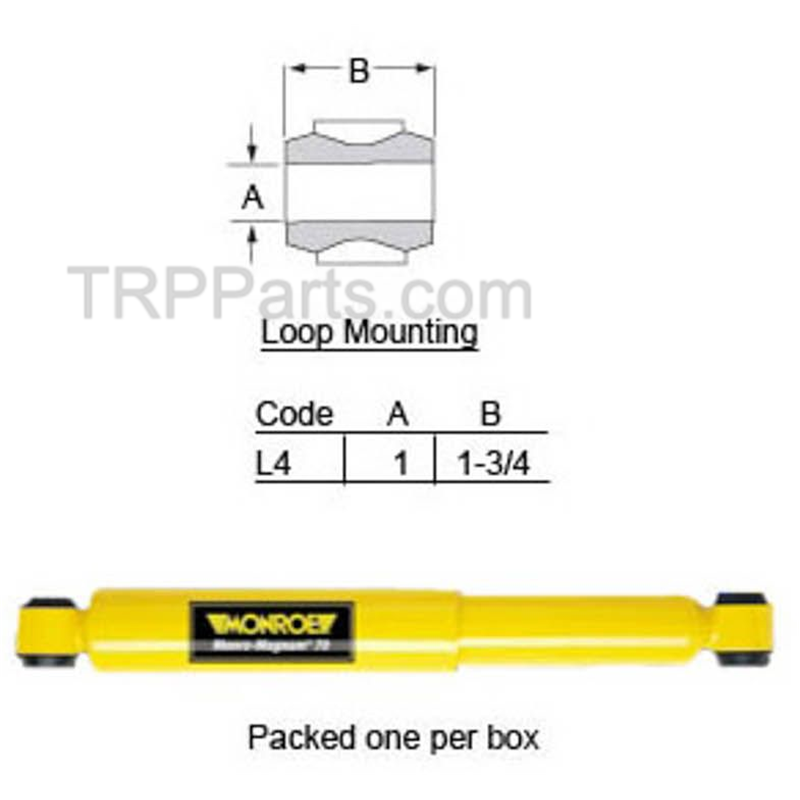 shock absorber - universal - front & rear suspension image 1
