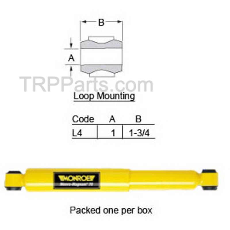 shock absorber - universal - front & rear suspension image 1