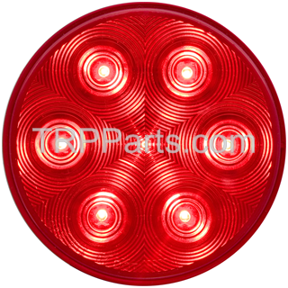 stt lght-7 led;rnd; wther conn; poly