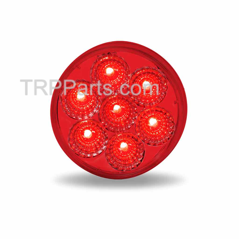 2" round red led (7 diodes) image 1