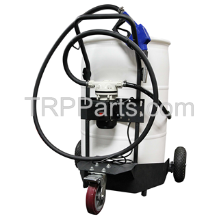 mobile drum cart w/pump 10' hose-1/3 image 1